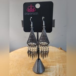 SILVER EGYPTIAN STYLE EARRINGS